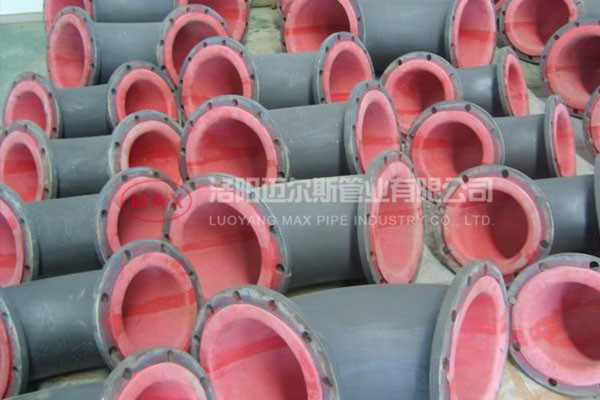 耐磨襯膠鋼彎頭 耐磨襯膠鋼彎頭