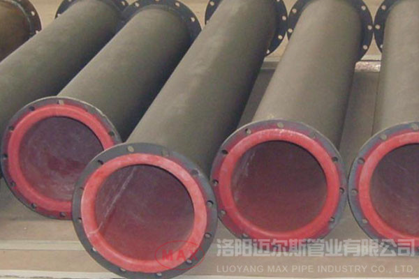 襯膠管道耐磨襯膠鋼管 襯膠管道耐磨襯膠鋼管